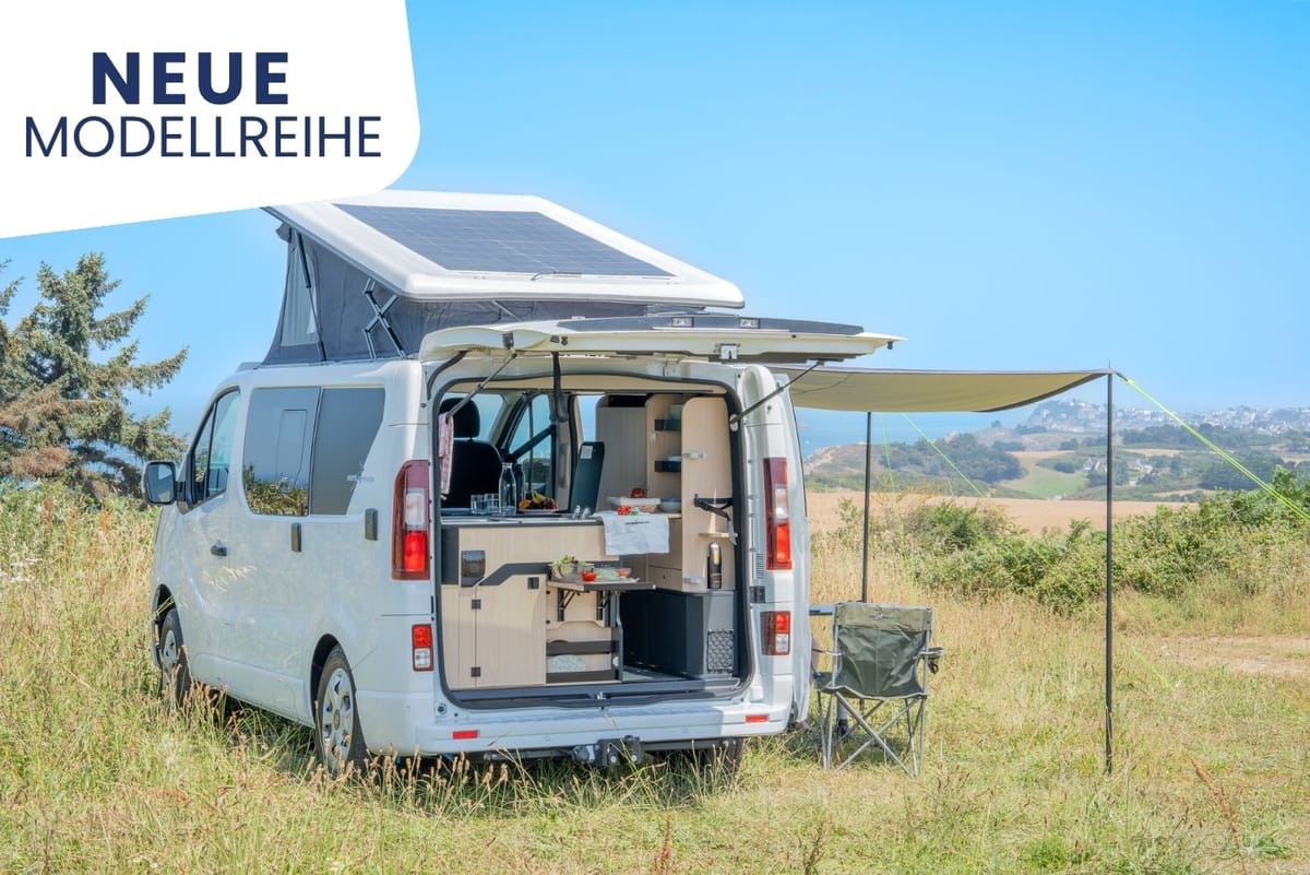 Flex 3 Ausgestatteter Van für 2 bis 4 Personen