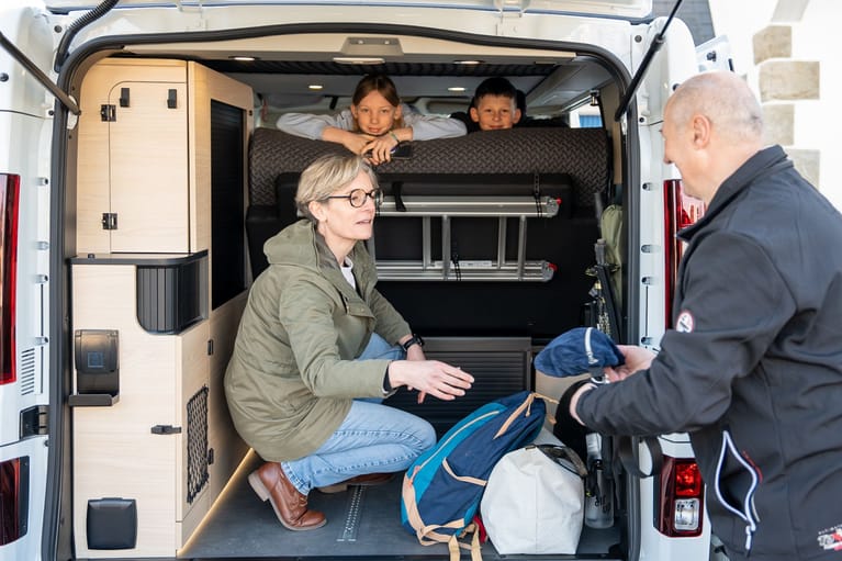 Flex 5 Confort Fotos Campervan mit 5 Sitzplätzen