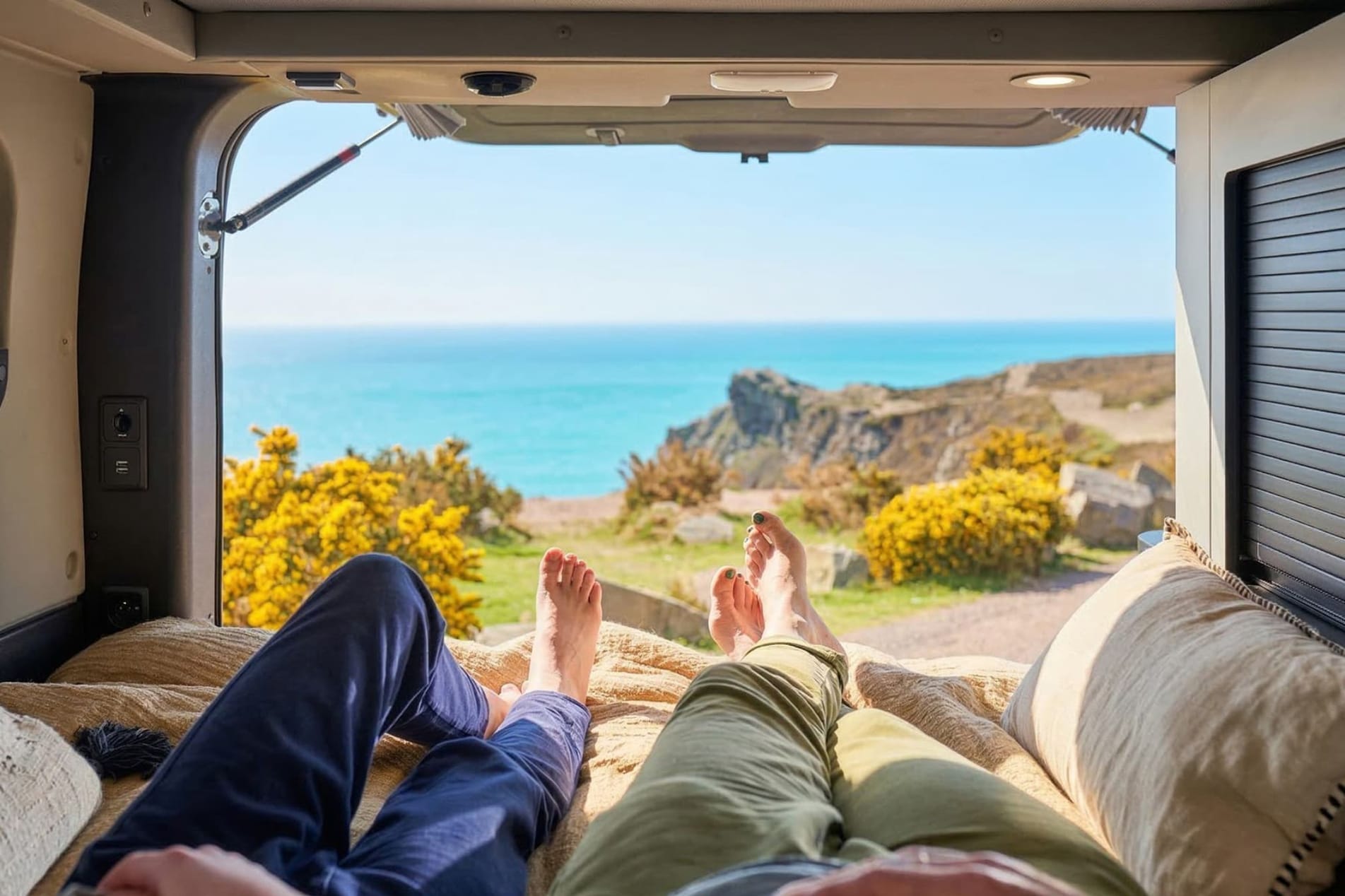 Flex 5 Confort Fotos Campervan mit 5 Sitzplätzen und Schlafsitzbank